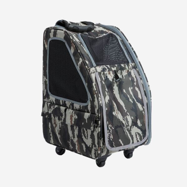 Petique 5-in-1 Airline Approved Dog Carrier with Wheels for In Cabin