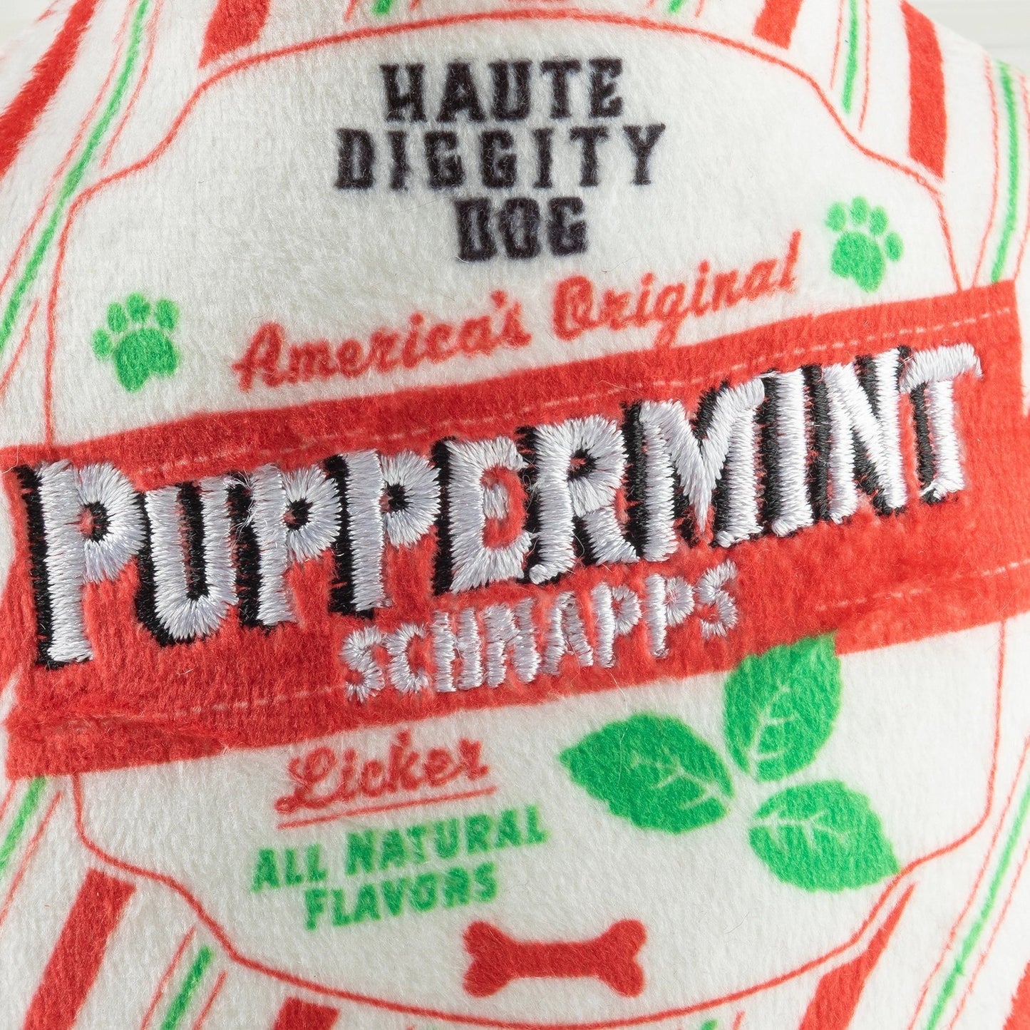 Puppermint Schnapps Squeaky Dog Toy