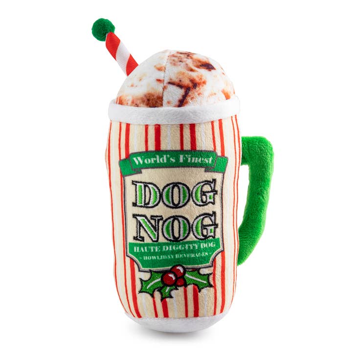 Dog Nog Squeaky Plush Dog Toy