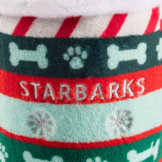 Starbarks Ginger Bark Latte Squeaky Plush Dog Toy