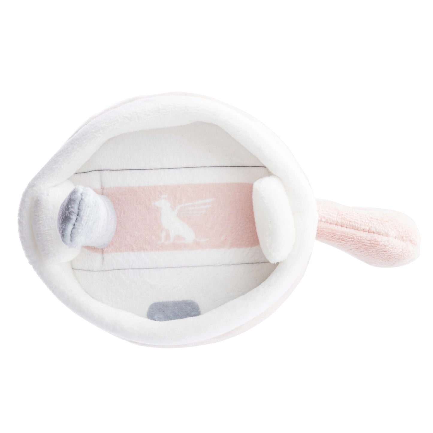 Snuggly Cup Squeaky Plush Dog Toy