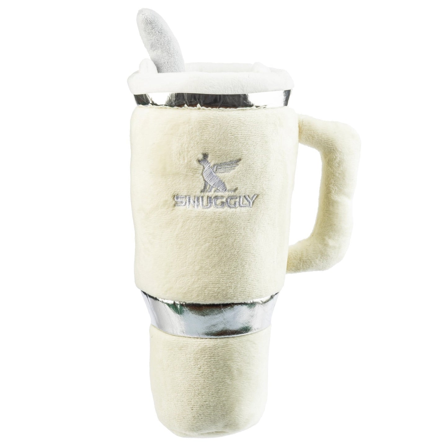 Snuggly Cup Squeaky Plush Dog Toy