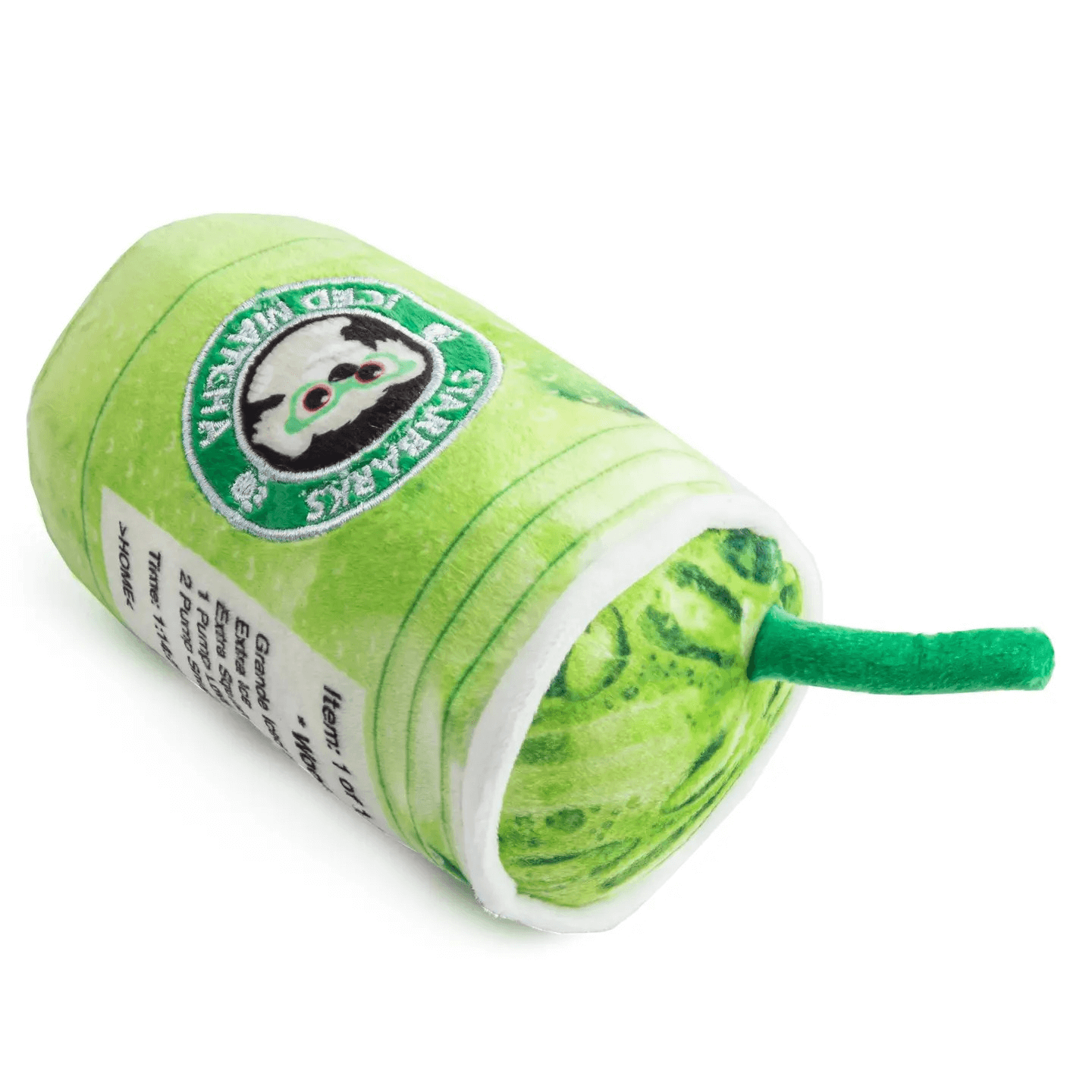 Starbarks Iced Matcha Squeaky Plush Dog Toy