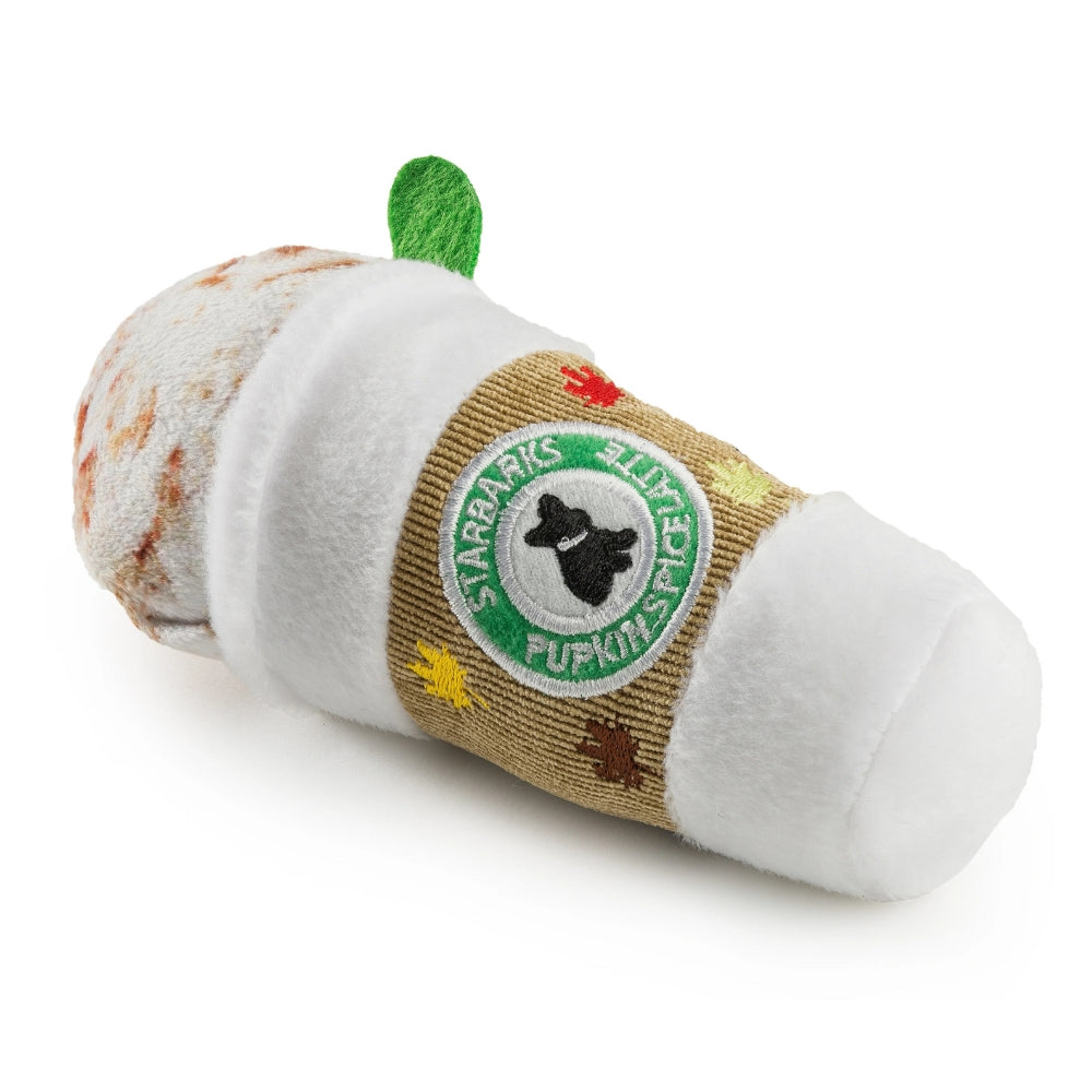 Starbarks Pumpkin Spice Latte Squeaky Dog Toy