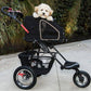 Petique 5-in-1 Airline Approved Dog Carrier with Wheels for In Cabin
