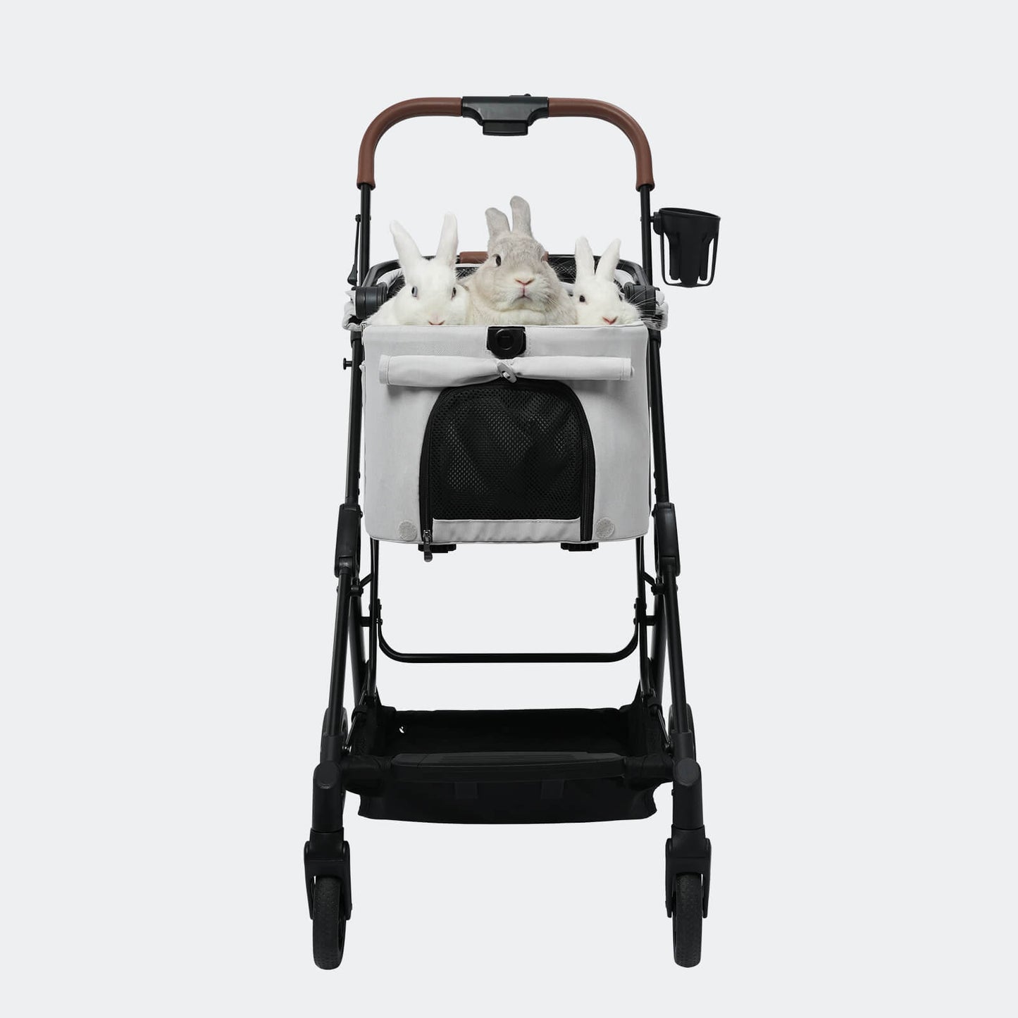 Ibiyaya Tinker Detachable Pet Stroller – Compact Buggy for Cats & Small Dogs