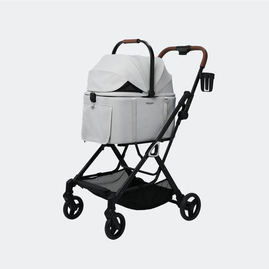 Ibiyaya Tinker Detachable Pet Stroller – Compact Buggy for Cats & Small Dogs