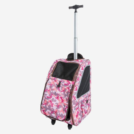 Petique 5-in-1 Airline Approved Dog Carrier with Wheels for In Cabin
