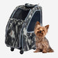 Petique 5-in-1 Airline Approved Dog Carrier with Wheels for In Cabin