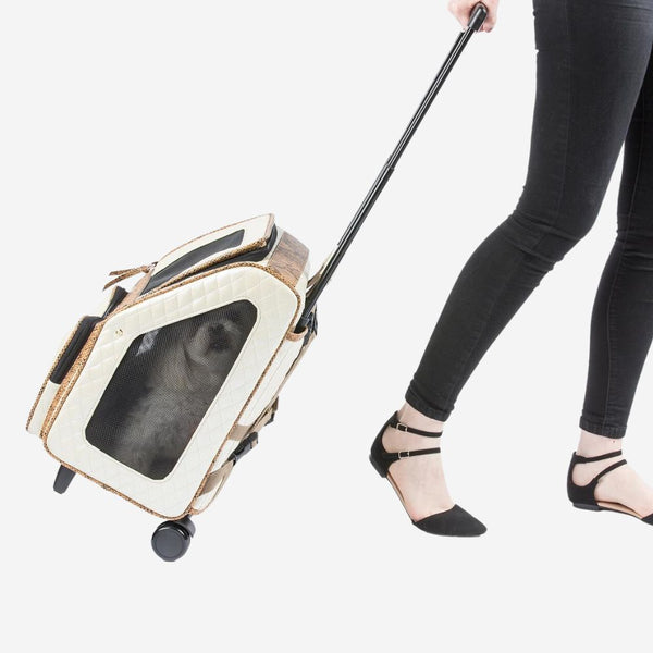 Petote Rio Airline Approved Dog Carrier with Wheels for Plane – Pousse ...
