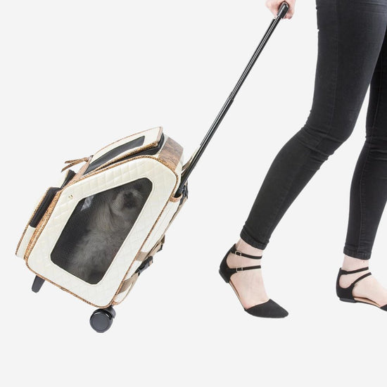 Petote Rio Airline Approved Dog Carrier with Wheels for Plane – Pousse ...