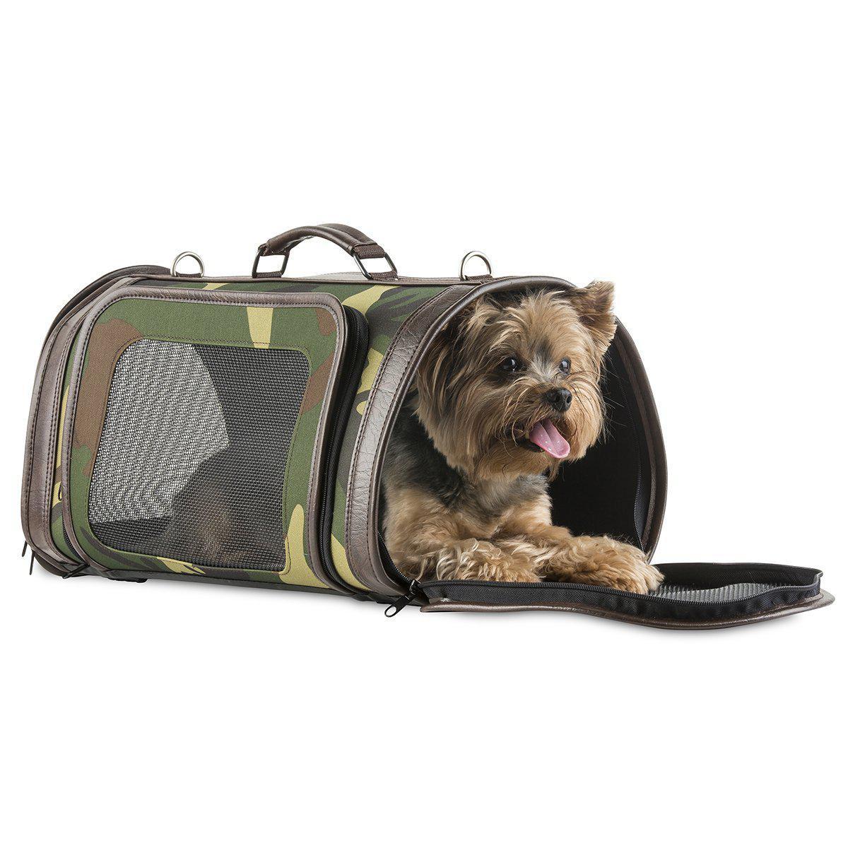 Petote Airline Pet Carrier In Cabin Designer Pet Small Dog Pet Carrier ...