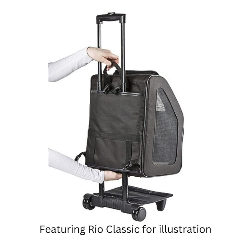 Petote Rio Airline Approved Dog Carrier with Wheels for Plane – Pousse ...