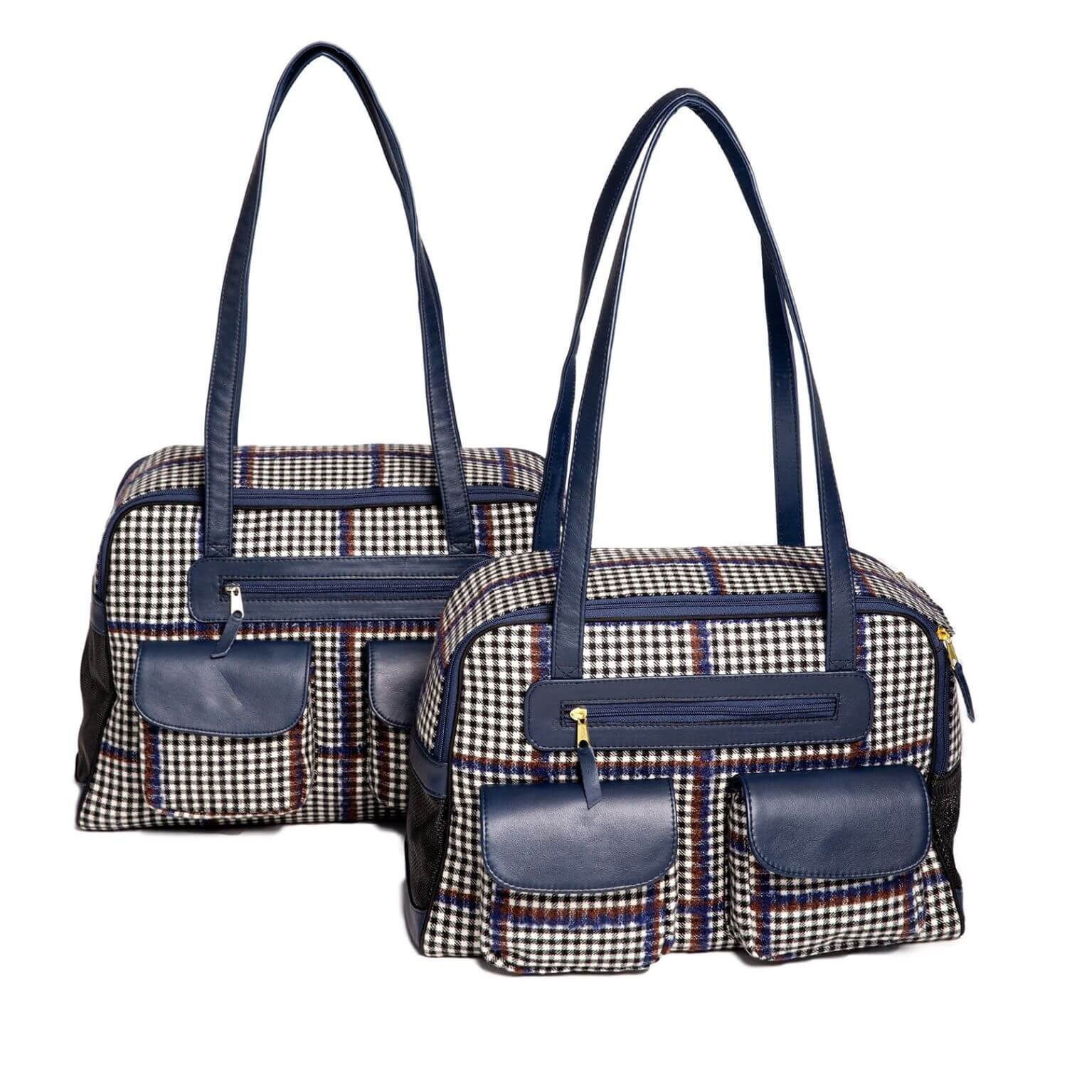 Canine Styles Designer Dog Carrier, Airline Approved, Wool Plaid ...