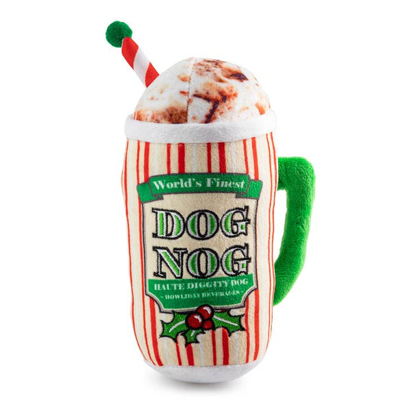 Dog Nog Squeaky Plush Dog Toy
