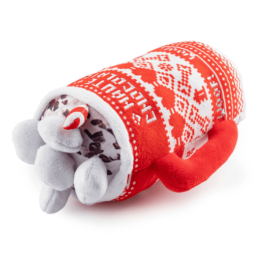 Haute Chocolate Squeaky Plush Dog Toy