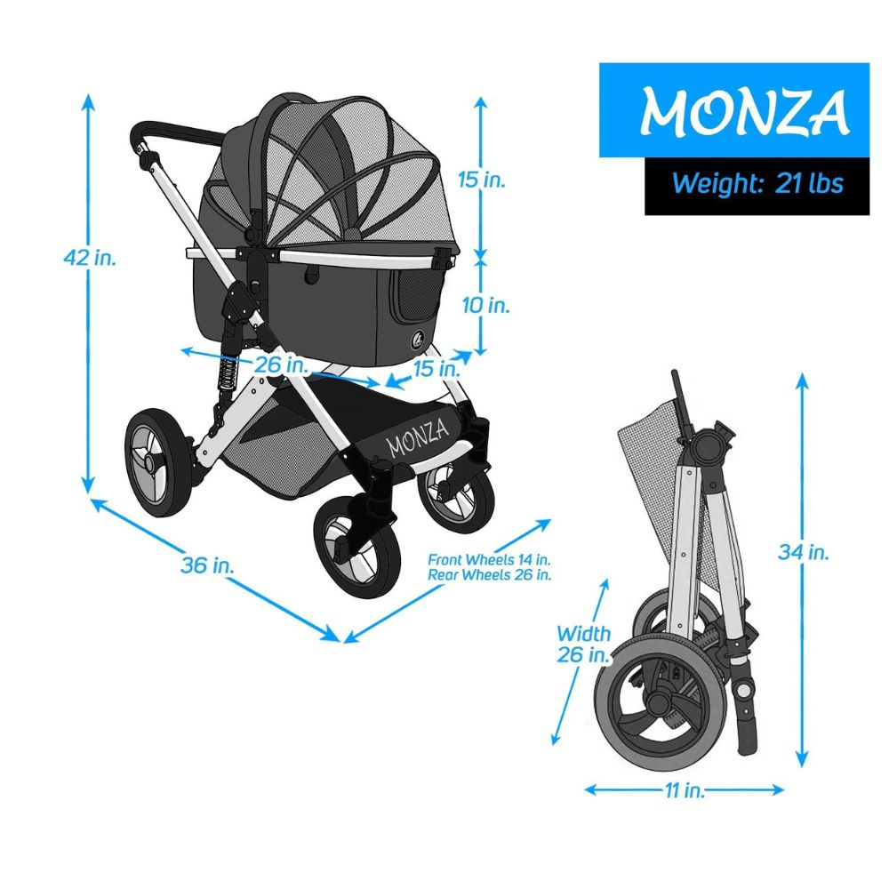 Puppy Strollers Dog Strollers - Small Dog Strollers Large Dog Strollers –  Posh Puppy Boutique