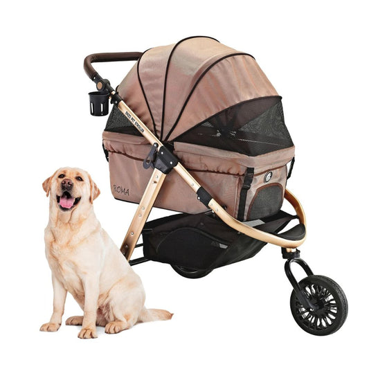 ENZO Monza Luxury 3-in-1 Dog Stroller+Pet Carrier+Pet Car Seat for S,M Pets  45LB