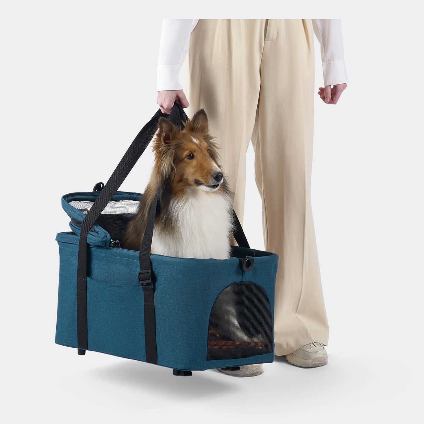 Ibiyaya Essential Travois XL Pet Stroller with Detachable Carrier