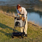 Ibiyaya Essential Travois XL Pet Stroller with Detachable Carrier
