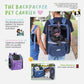 Petique Backpacker Pet Carrier Travel Backpack