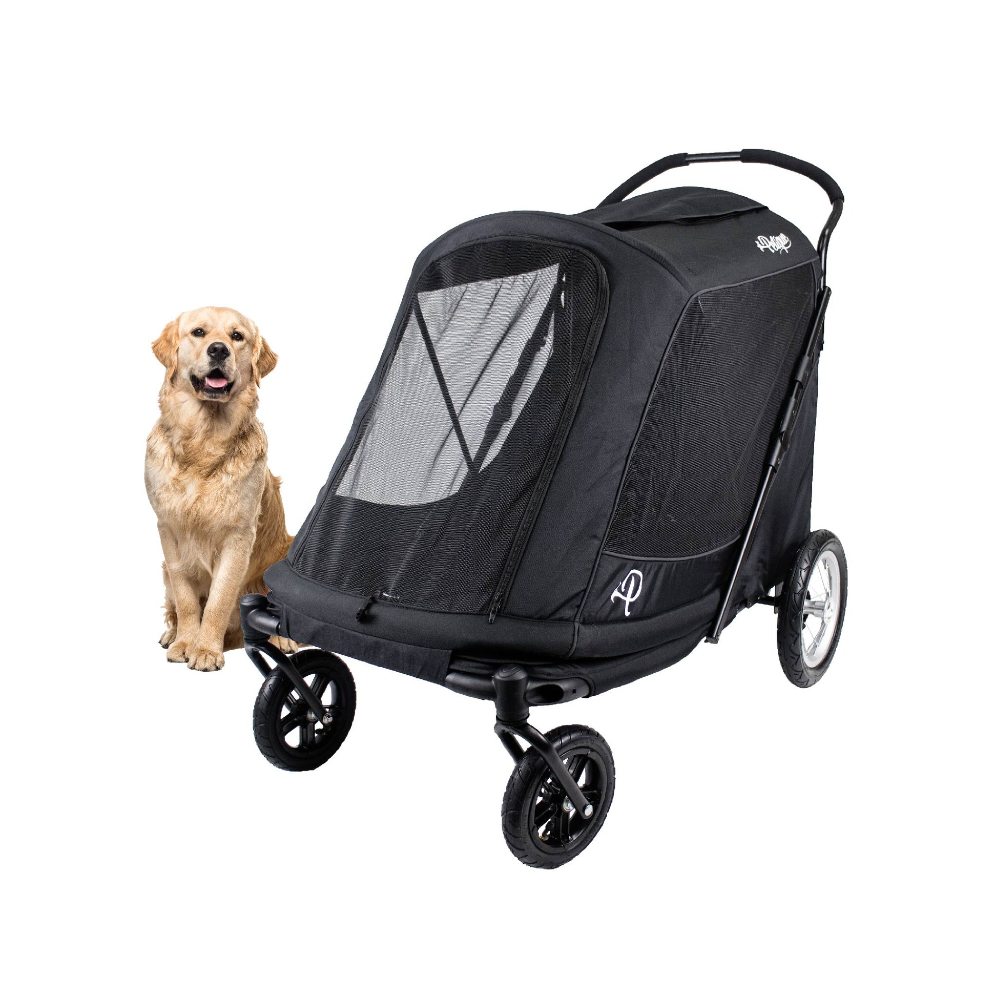 lucky dog pet stroller Petique Apollo Pet Stroller for Large Dogs Free Shipping USA – Pousse Pitou