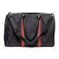 Petote Airline Dog Carrier JL Duffel  Black Stripe
