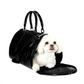 Petote Dog Carrier JL Duffel Quilted Luxe Black
