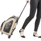 Petote Rio Airline Approved Dog Carrier In Cabin On Wheels - Navy