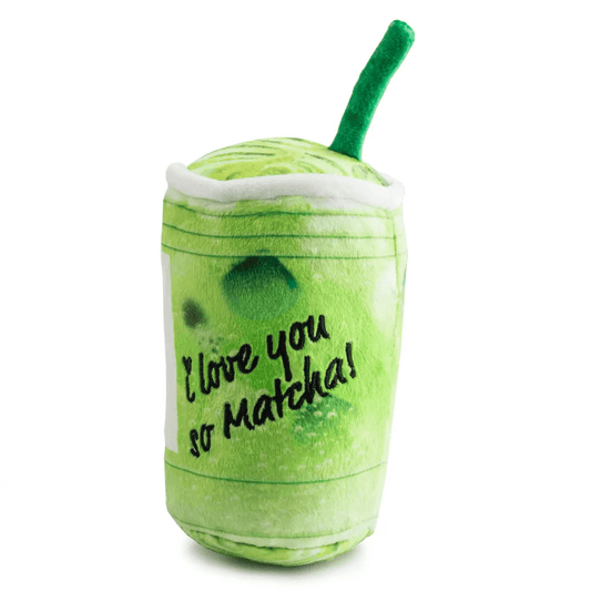 Starbarks Iced Matcha Squeaky Plush Dog Toy