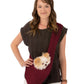 Susan Lanci Mesh Dog Sling Carrier for Small and Medium Dogs - Lightweight, Breathable, & Washable