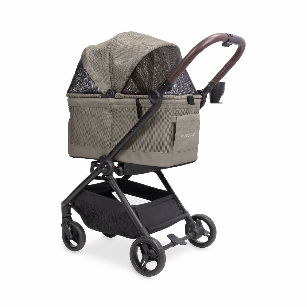 WonderFold Bella Pet Stroller | Lightweight One-Hand Automatic Folding Dog & Cat Stroller