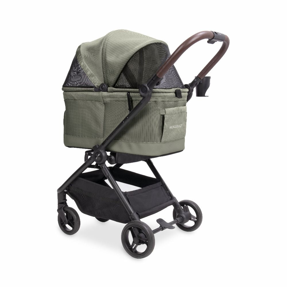 WonderFold Bella Pet Stroller | Lightweight One-Hand Automatic Folding Dog & Cat Stroller