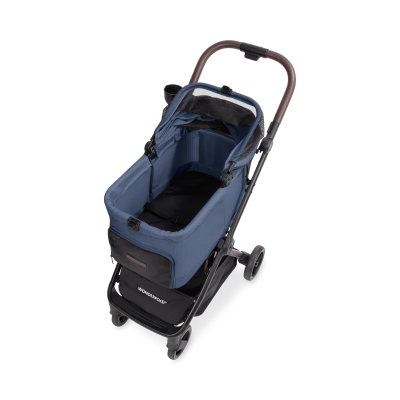 WonderFold Bella Pet Stroller | Lightweight One-Hand Automatic Folding Dog & Cat Stroller