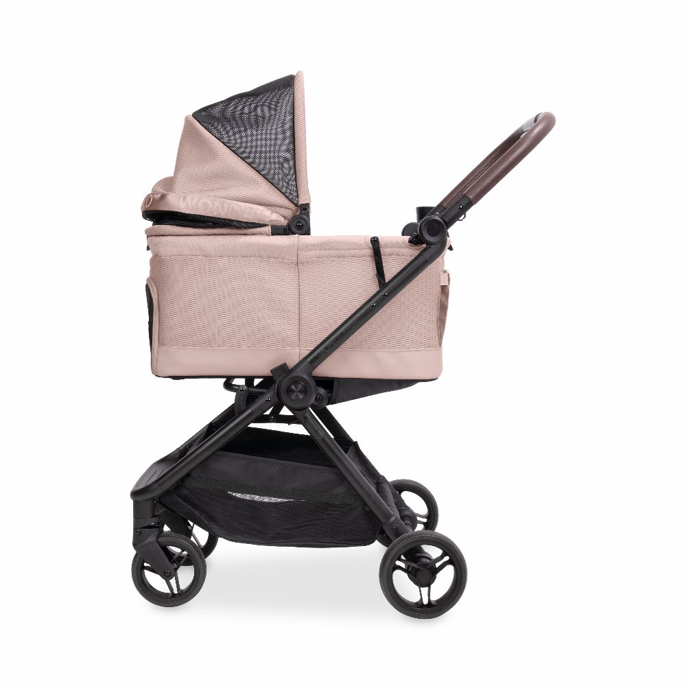 WonderFold Bella Pet Stroller | Lightweight One-Hand Automatic Folding Dog & Cat Stroller