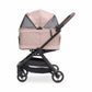 WonderFold Bella Pet Stroller | Lightweight One-Hand Automatic Folding Dog & Cat Stroller