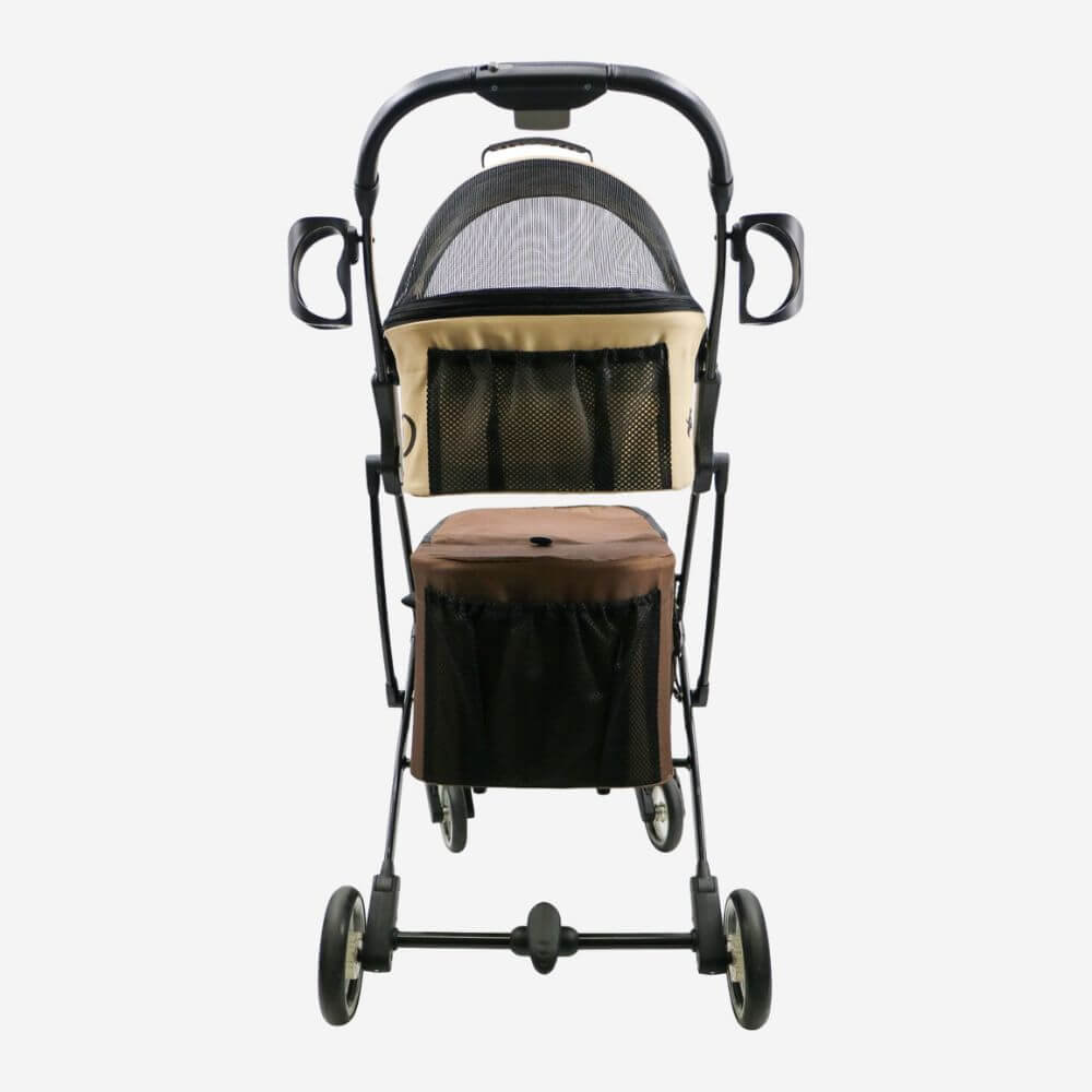 double decker dog stroller Petique Deluxe Double Decker Dog Stroller Free Shipping to USA – Pousse Pitou