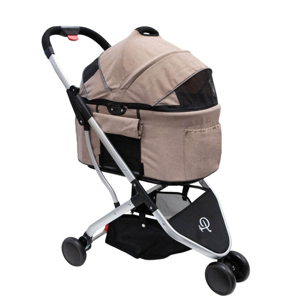 side by side dog stroller Petique Newport Dog Stroller Free Shipping to USA – Pousse Pitou